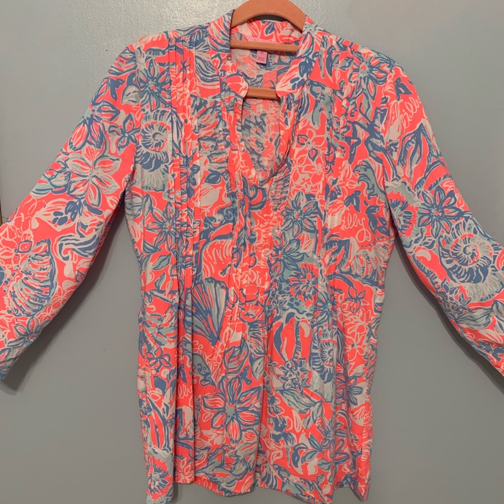 Lilly Pulitzer 3/4 sleeve blouse